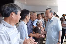 Tổng Bí thư Tô Lâm thăm nhân dân tỉnh Thái Nguyên bị thiệt hại do mưa lũ gây ra