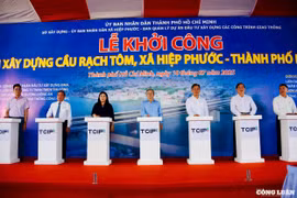Khởi công cầu Rạch Tôm gần 500 tỷ đồng ở phía nam TP HCM