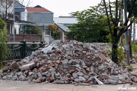 Hà Nội: 90% rác thải xây dựng phải được tái chế