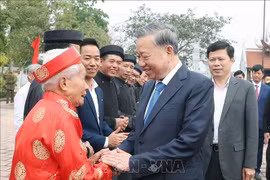 Tổng Bí thư Tô Lâm thăm và chúc Tết Đảng bộ, chính quyền và nhân dân tỉnh Hưng Yên
