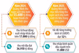 Tốc độ tăng trưởng kinh tế năm 2024 của Quảng Ninh đứng thứ 20 cả nước