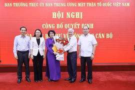 Công bố quyết định về công tác cán bộ tại Ủy ban Trung ương MTTQ Việt Nam