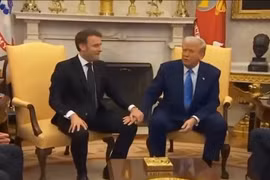 Tổng thống Pháp đến Nhà Trắng đàm phán với ông Trump về Ukraine