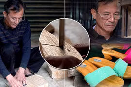 Nghệ nhân cuối cùng miệt mài tái sinh nghề guốc mộc truyền thống