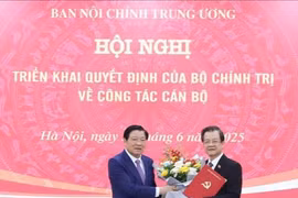 Điều động đồng chí Lê Hồng Quang giữ chức Phó Trưởng Ban Nội chính Trung ương