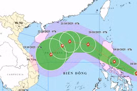 Bão Fengshen hình thành, hướng vào Biển Đông và có khả năng mạnh thêm