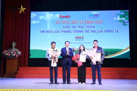Trao giải Cuộc thi 'Tìm hiểu Luật Phòng, chống tác hại của thuốc lá' năm 2025