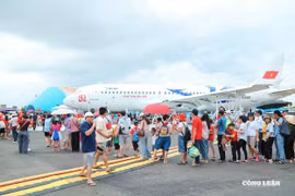 Những mô hình máy bay ấn tượng được trưng bày tại Triển lãm quốc gia Việt Nam