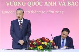 Tổng Bí thư Tô Lâm gặp gỡ cộng đồng người Việt Nam và cán bộ Đại sứ quán Việt Nam tại Anh
