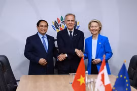 Lãnh đạo Canada, EU cam kết phối hợp chặt chẽ, ủng hộ Việt Nam làm Chủ tịch CPTPP 2026
