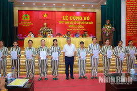 Ninh Bình: Công bố Quyết định đặc xá cho hơn 600 phạm nhân