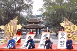 Nhiều đổi mới tại Hội chữ Xuân Ất Tỵ 2025