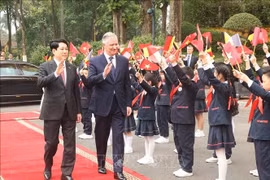Chủ tịch nước Lương Cường chủ trì lễ đón cấp Nhà nước Nhà vua Vương quốc Bỉ