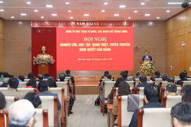 Sắp xếp bộ máy các đơn vị trực thuộc Đảng ủy MTTQ, các tổ chức Trung ương theo hướng tinh gọn tối đa