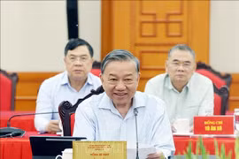 Tổng Bí thư Tô Lâm chủ trì cuộc làm việc của Bộ Chính trị với Ban Thường vụ Đảng uỷ Công an Trung ương