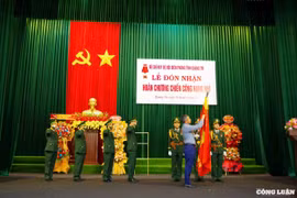 Bộ đội Biên phòng tỉnh Quảng Trị đón nhận Huân chương Chiến công Hạng Nhì