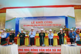 Khởi công xây dựng nhà rông, góp phần củng cố “thế trận lòng dân” tại xã biên giới Gia Lai