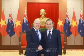 Tổng Bí thư Tô Lâm tiếp Thủ tướng New Zealand Christopher Luxon