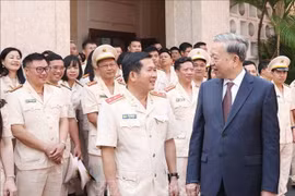 Tổng Bí thư Tô Lâm thăm Cục An ninh chính trị nội bộ (Bộ Công an)