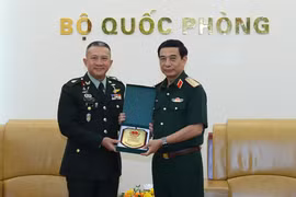 Đại tướng Phan Văn Giang tiếp Tư lệnh Lực lượng Quốc phòng Thái Lan