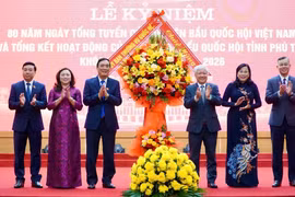 Phó Chủ tịch Thường trực Quốc hội dự Lễ kỷ niệm 80 năm Ngày Tổng tuyển cử đầu tiên bầu Quốc hội Việt Nam tại Phú Thọ