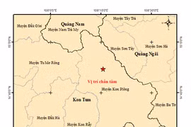 Kon Tum và Quảng Nam ghi nhận 3 trận động đất trong ngày