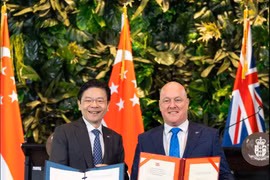 New Zealand và Singapore ký kết quan hệ đối tác chiến lược toàn diện