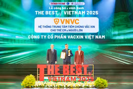 Hệ thống Tiêm chủng VNVC tiếp tục được vinh danh tốt nhất Việt Nam năm 2025