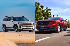 Chi phí lăn bánh tương đương, chọn Hyundai Santa Fe hay Honda CR-V?