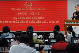 Nhiều ý kiến tâm huyết đóng góp cho dự thảo Luật Báo chí (sửa đổi)