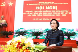 Đến năm 2030: Tìm kiếm, quy tập 10.000 hài cốt liệt sĩ, xác định danh tính 23.000 mẫu ADN