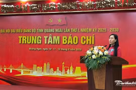 Quảng Ngãi: Khai trương Trung tâm Báo chí hiện đại phục vụ Đại hội Đảng bộ tỉnh