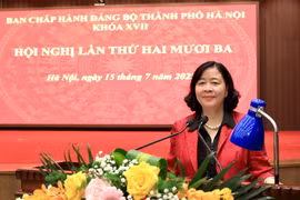 Thống nhất phương hướng công tác nhân sự Đại hội Đảng bộ TP Hà Nội