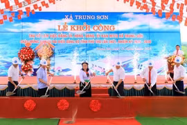 Phú Thọ: Khởi công xây dựng trụ sở xã Trung Sơn do sạt lở nghiêm trọng