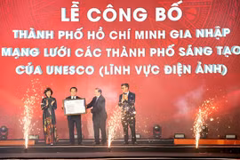 TP Hồ Chí Minh nhận danh hiệu Thành phố sáng tạo toàn cầu về điện ảnh