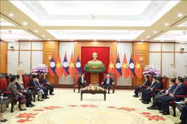 Công ước Hà Nội: Tổng Bí thư Tô Lâm gặp Tổng Bí thư, Chủ tịch nước Lào
