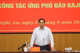 Thủ tướng Phạm Minh Chính trực tiếp chỉ đạo ứng phó bão số 5 tại Nghệ An