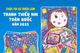 359 tác phẩm được trưng bày tại Triển lãm Tranh thiếu nhi toàn quốc