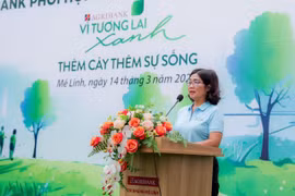“Agribank - Thêm cây, thêm sự sống”, lan tỏa hành trình “Vì tương lai xanh” tại Mê Linh