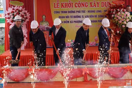Phượng Dực (Hà Nội): Khởi công xây dựng đường giao thông hơn 300 tỷ