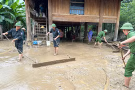 Nghệ An: Công an tỉnh tăng cường lực lượng giúp dân sau bão số 3