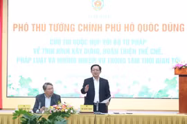 Bộ Tư pháp phải làm tốt, đi đầu trong công tác xây dựng pháp luật