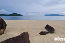 Khám phá bãi biển hoang sơ dưới chân đèo Hải Vân