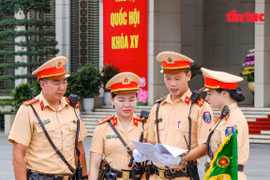 Công an Hà Nội triển khai phương án bảo đảm trật tự an toàn giao thông phục vụ Kỳ họp Quốc hội