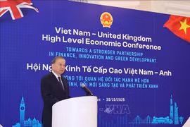 Tổng Bí thư Tô Lâm dự Hội nghị Kinh tế Cấp cao Việt Nam - Anh