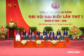Khai mạc Đại hội Đảng bộ TP Hải Phòng lần thứ I, nhiệm kỳ 2025-2030