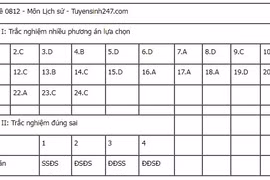 Đáp án đề thi tốt nghiệp THPT 2025 môn Tiếng Anh, mã đề 1137 (tham khảo)