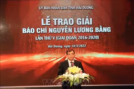 Hải Dương: Phát động Giải thưởng Báo chí Nguyễn Lương Bằng lần thứ VI
