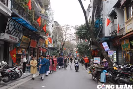 Phương tiện di chuyển trong khu vực phố cổ Hà Nội với vận tốc tối đa 30km/h