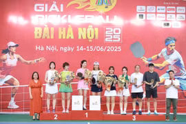 Giải Pickleball Đài Hà Nội tạo nên những phút giây thể thao đầy hứng khởi